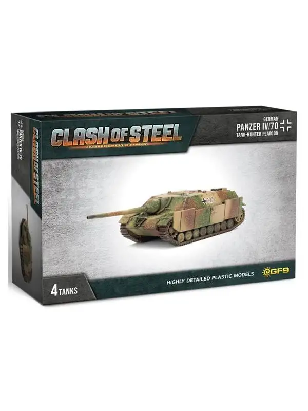Clash of Steel CSG07 Panzer IV/70 Tank-hunter Platoon (4 TDs) Gaming Miniatures