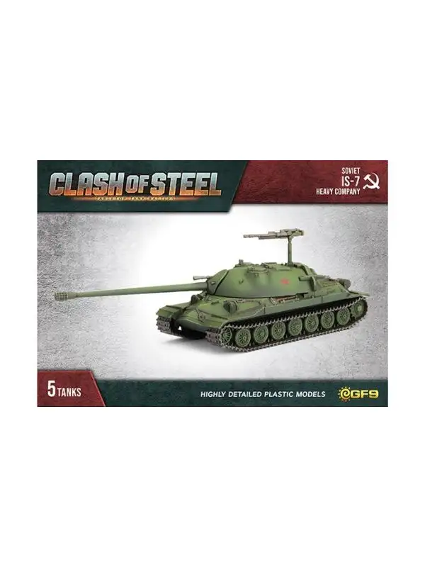 Clash of Steel CSS07 IS-7 Company (5 Tanks) Plastic Gaming Miniatures