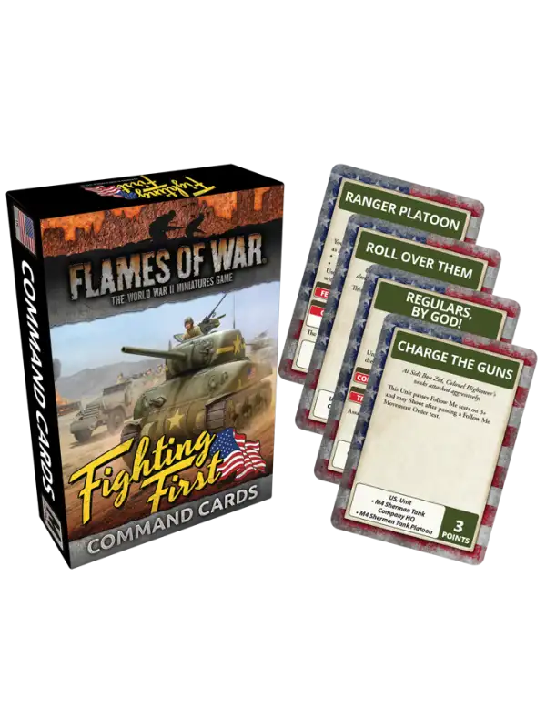 Flames of War Fighting First Command Cards (38)