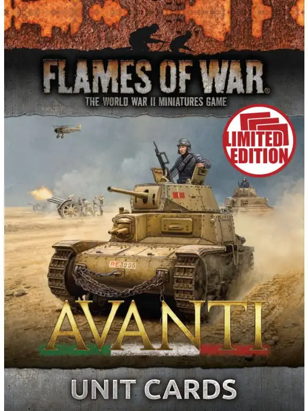 Flames of War Avanti Unit Cards (21)