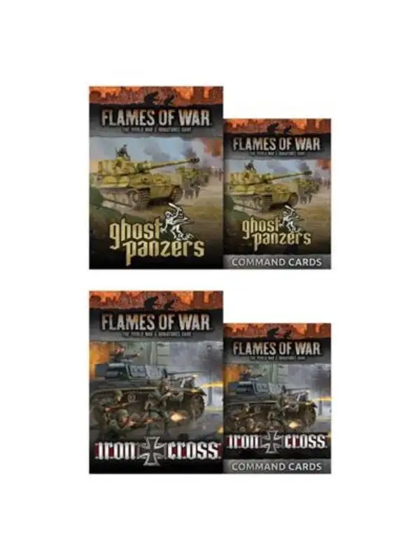 Flames of War FW257GCB German Eastern Front Unit and Command Cards