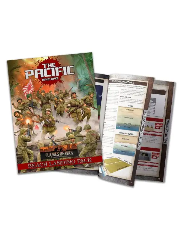 Flames of War FW258A Pacific Beach Landing Pack Gaming Set
