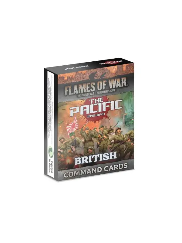 Flames of War FW258BC The Pacific: British, Australian & Indian Command Cards