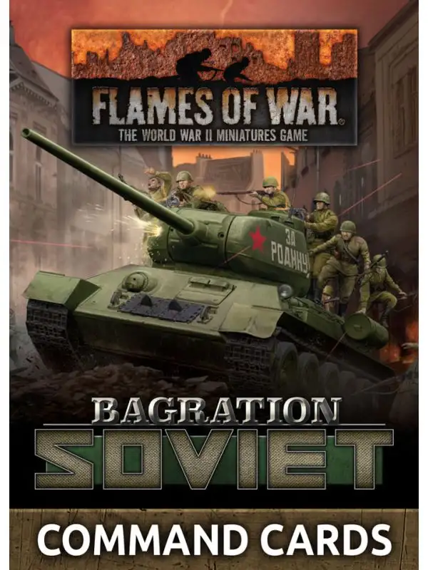 Flames of War Bagration: Soviet Command Cards