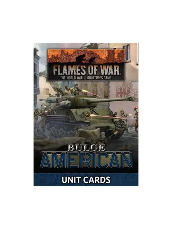 Flames of War Bulge: American Unit Cards (66)