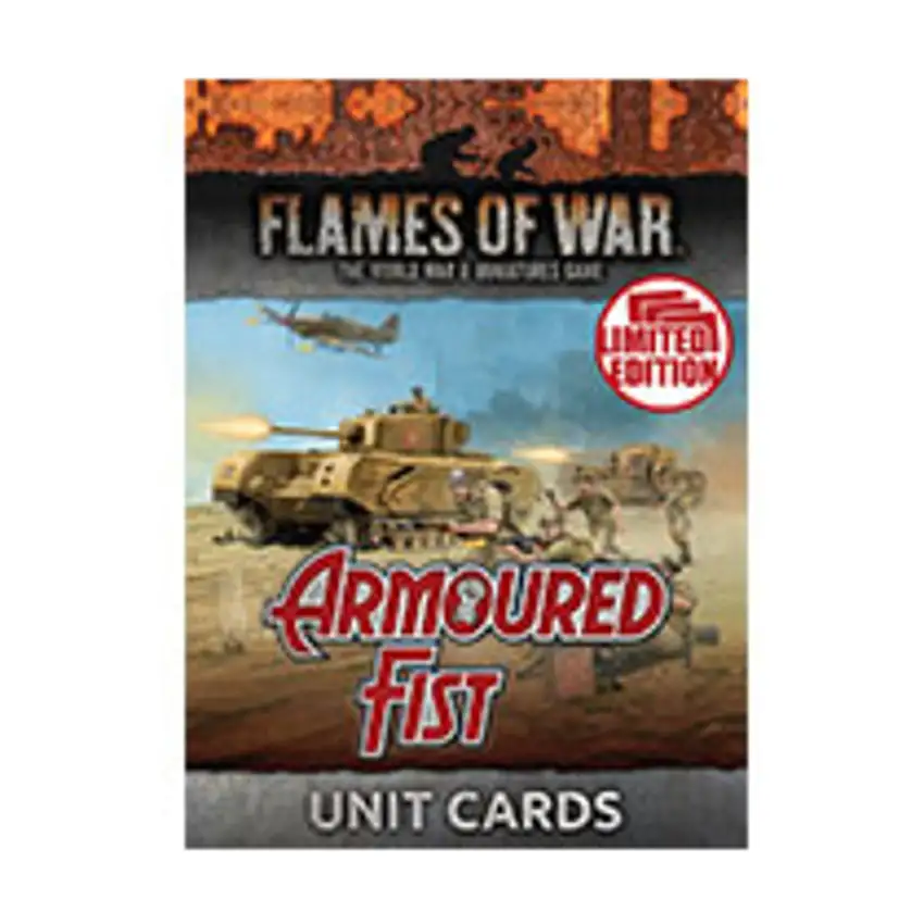 Armoured Fist Unit Cards - Limited Edition