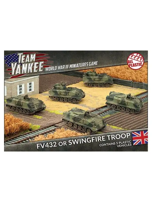 Team Yankee TBBX02 FV432 or Swingfire Troop (5 Vehicles) Gaming Miniatures