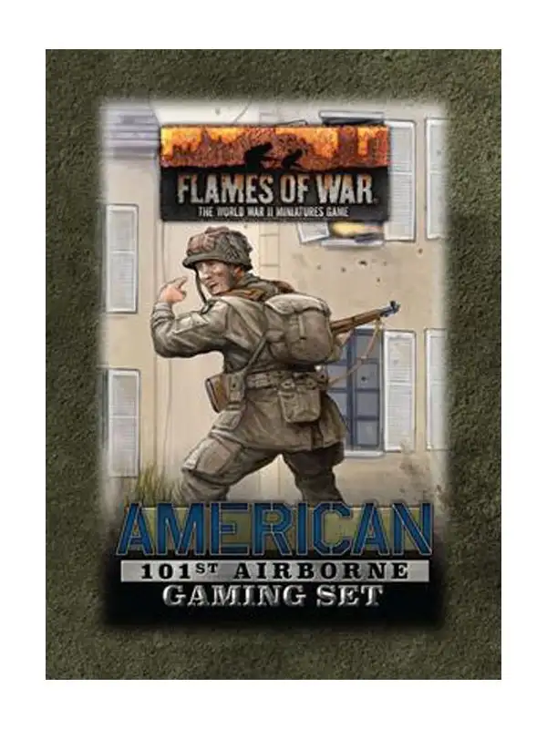 Flames of War BFTD041 American 101st Airborne Gaming Set Tokens, Objective Dice