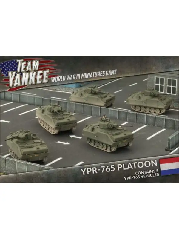 Team Yankee TDBX02 YPR-765 Platoon (5 APCs) Gaming Miniatures