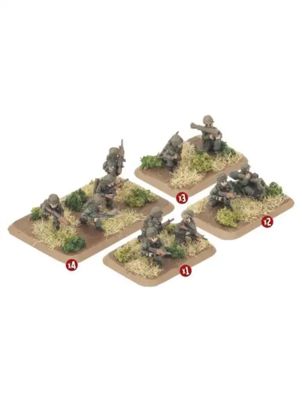 Team Yankee TDU702 Armored Infantry Platoon (29 Figures) Gaming Miniatures
