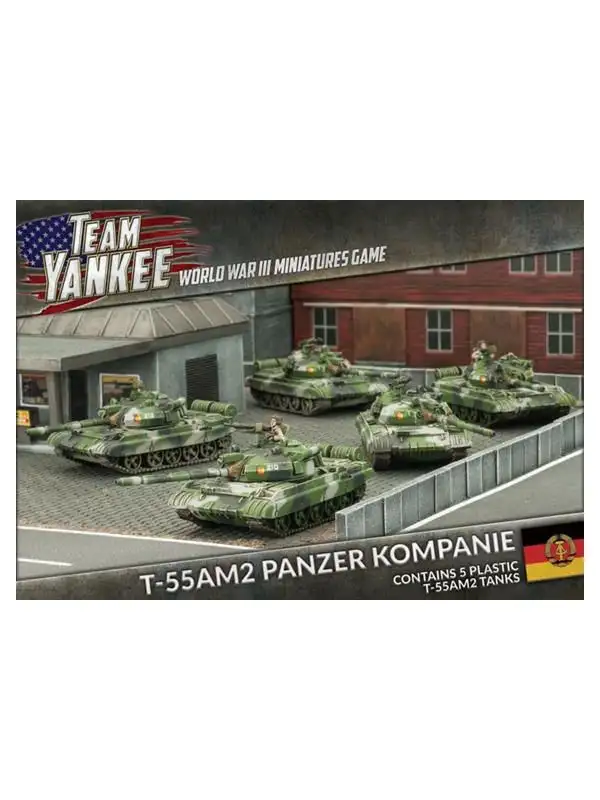 Team Yankee TEBX03 T-55AM2 Panzer Kompanie (5 Tanks) Plastic Gaming Miniatures