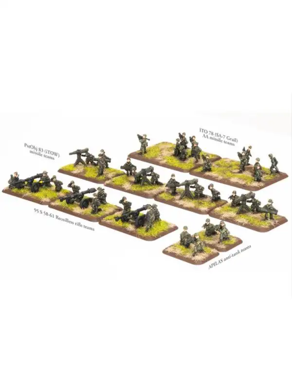 Team Yankee TFI703 Weapons Platoons (38 figures) Gaming Miniatures