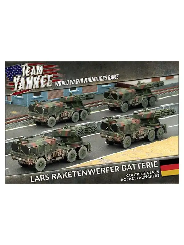 Team Yankee TGBX11 LARS Raketenwerfer Batterie (4 Vehicles) Gaming Miniatures