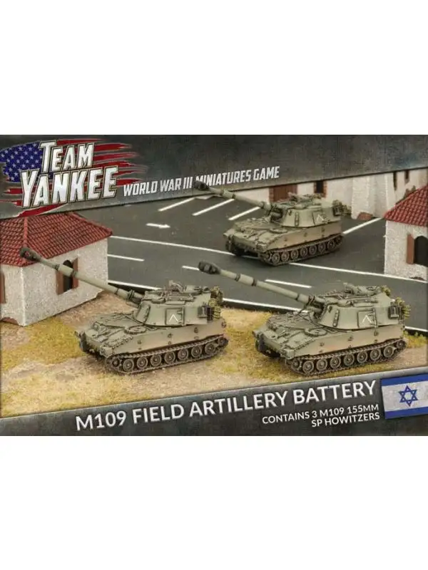 Team Yankee TIBX04 M109 SP Artillery Battery (3 Guns) Gaming Miniatures