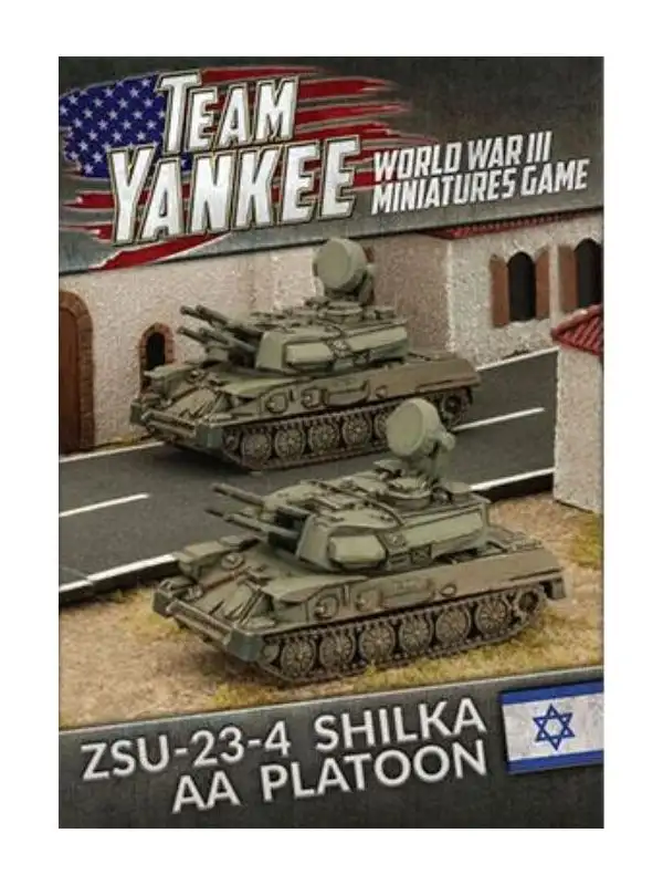 Team Yankee TIBX06 ZSU-23-4 Shilka AA Platoon (2 Vehicles) Gaming Miniatures