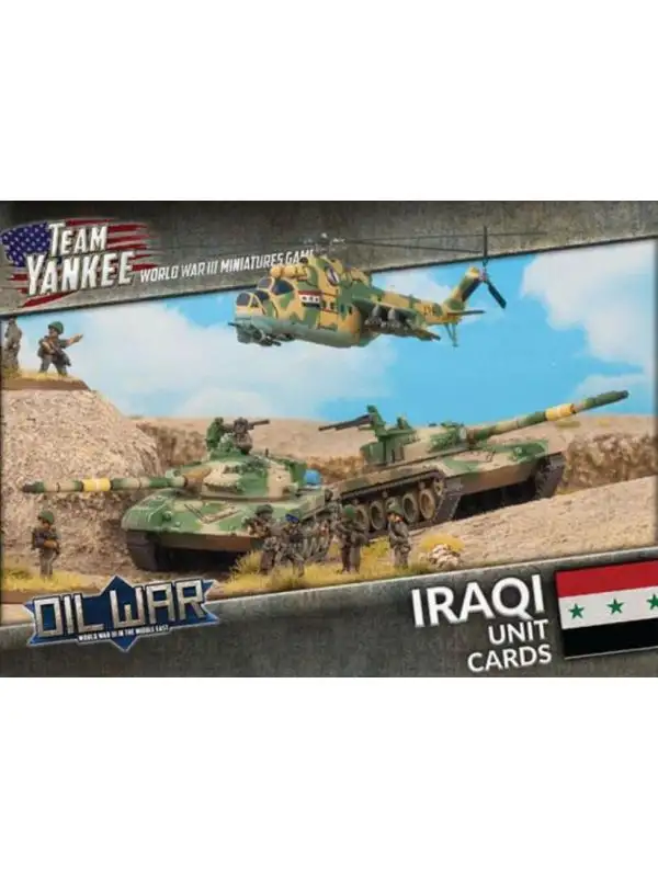 Team Yankee TIQ901 Iraqi Unit Cards