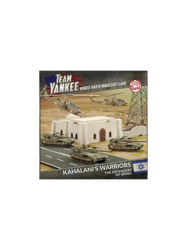 Team Yankee TISAB01 Kahalani's Warriors (3 Tanks, 2 Helos) Gaming Miniatures