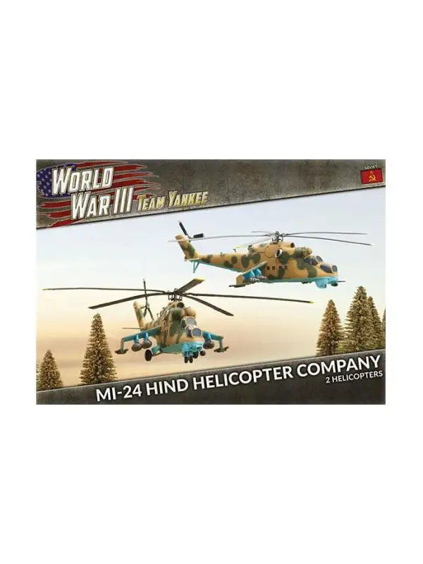 Team Yankee TSBX04 Mi-24 Hind Helicopter Company (2 Helos) Gaming Miniatures