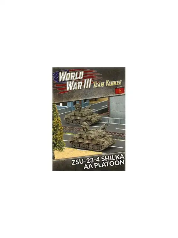 Team Yankee TSBX05 ZSU-23-4 Shilka AA Platoon (2 Vehicles) Gaming Miniatures