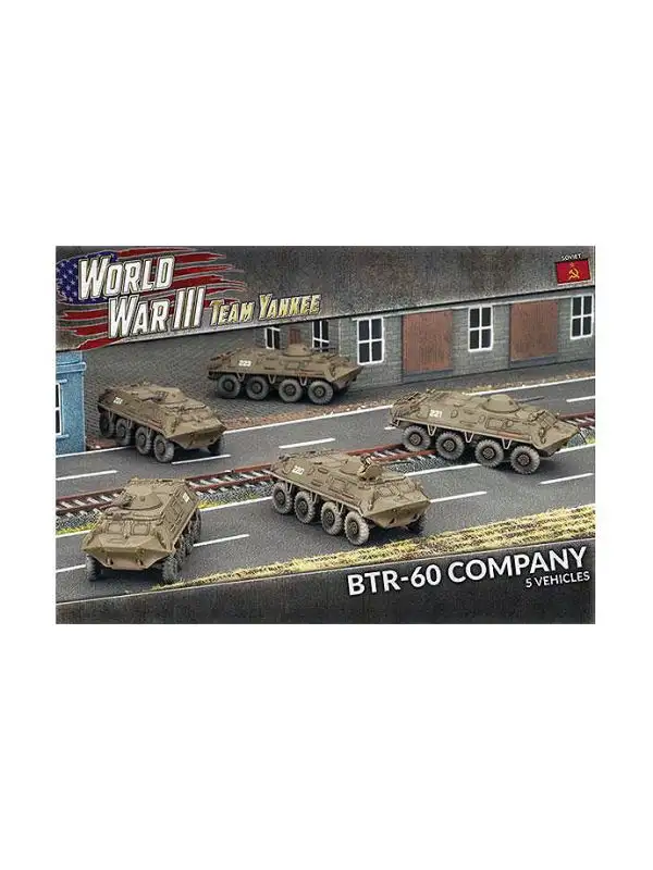 Team Yankee TSBX14 BTR-60 Platoon (5 APCs) Plastic Gaming Miniatures