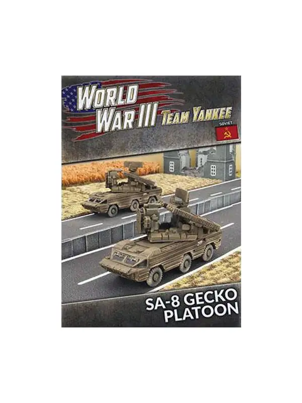 Team Yankee TSBX16 SA-8 Gecko SAM Battery (2 Vehicles) Gaming Miniatures