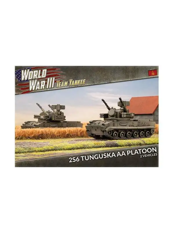 Team Yankee TSBX27 2S6 Tunguska AA Platoon (2 Vehicles) Gaming Miniatures