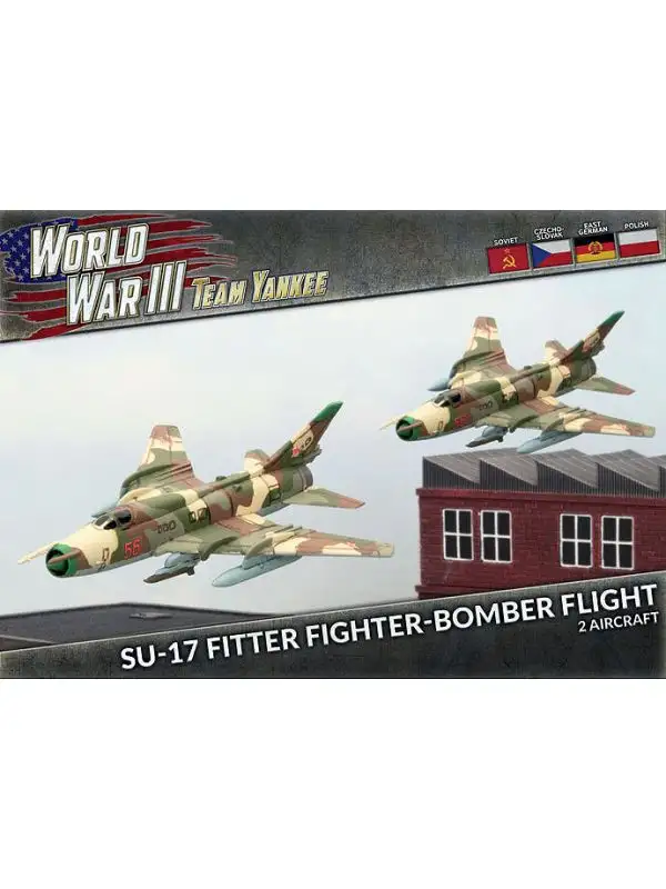 Team Yankee TSBX28 Su-17 Fitter Flight (2 Aircraft) Gaming Miniatures