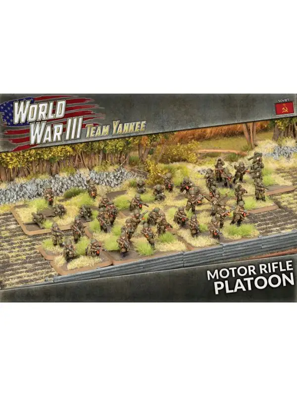 Team Yankee TSBX36 Soviet Motor Rifle Platoon Gaming Miniatures