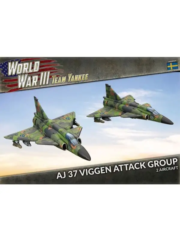 Team Yankee TSWBX07 AJ 37 Viggen Attack Group (2 Aircraft) Gaming Miniatures