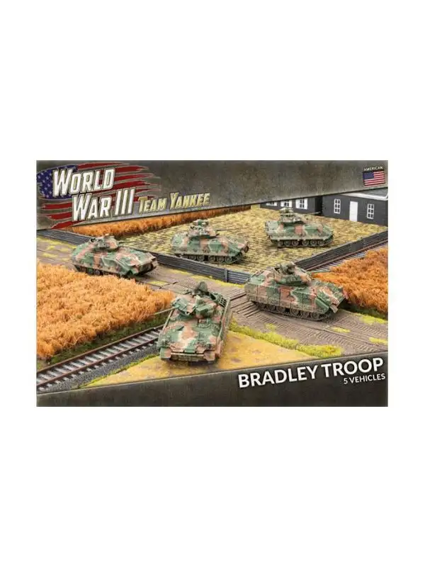Team Yankee TUBX19 Bradley Troop (5 IFVs) Plastic Gaming Miniatures
