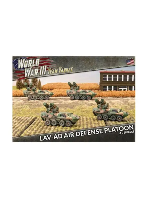 Team Yankee TUBX22 LAV-AD Air Defense Platoon (4 Vehicles) Gaming Miniatures