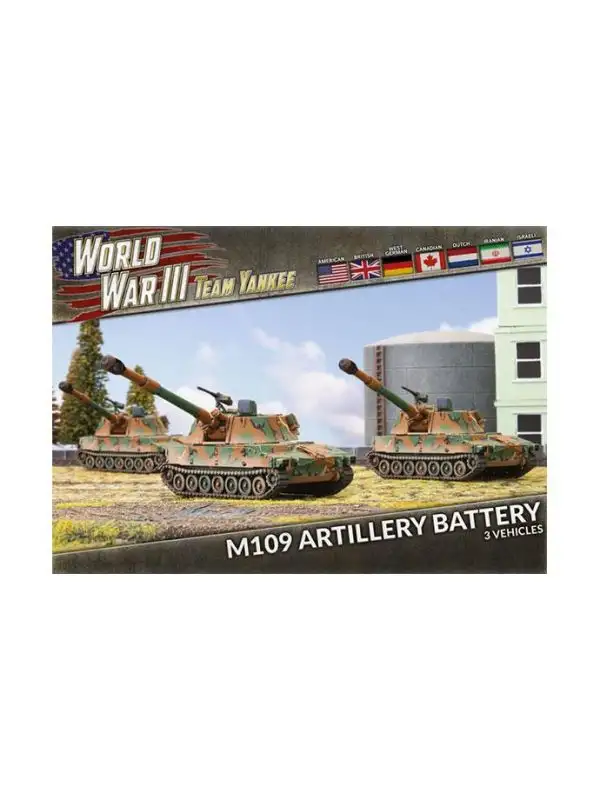 Team Yankee TUBX24 M109 Field Artillery Battery (3 SP Guns) Gaming Miniatures