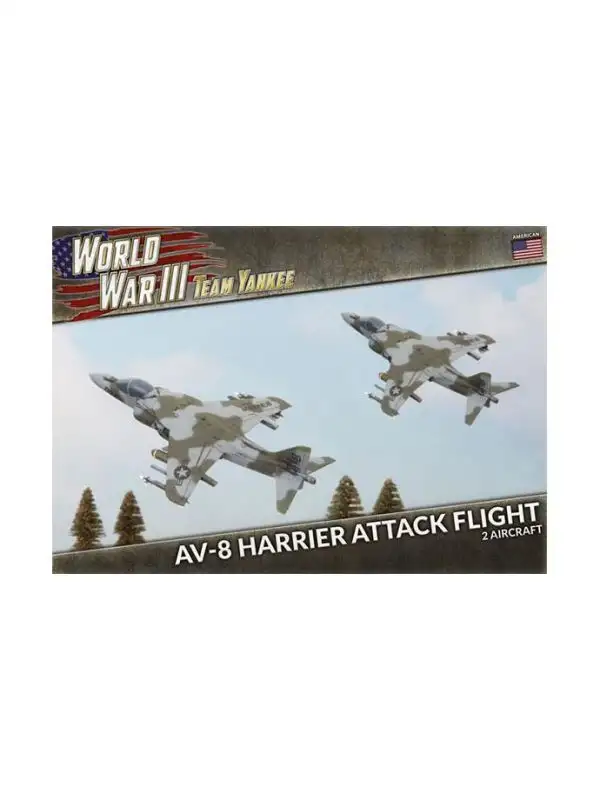 Team Yankee TUBX26 AV-8 Harrier Attack Flight (2 Aircraft) Gaming Miniatures