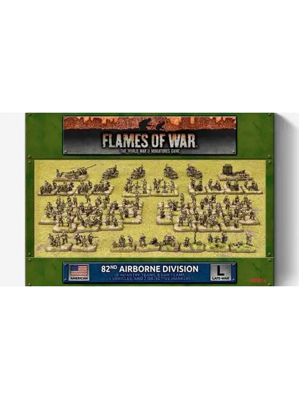 Flames of War USAB14 82nd Airborne (Infantry, Vehicles & More) Gaming Miniatures