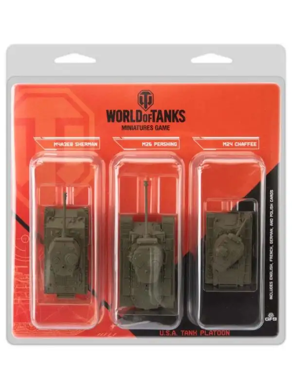 World of Tanks WOT67 US M4A3E8, Sherman, M26 Pershing & M24 Chaffee