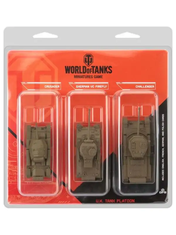 World of Tanks WOT69 UK Crusader, Sherman VC Firefly & Challenger