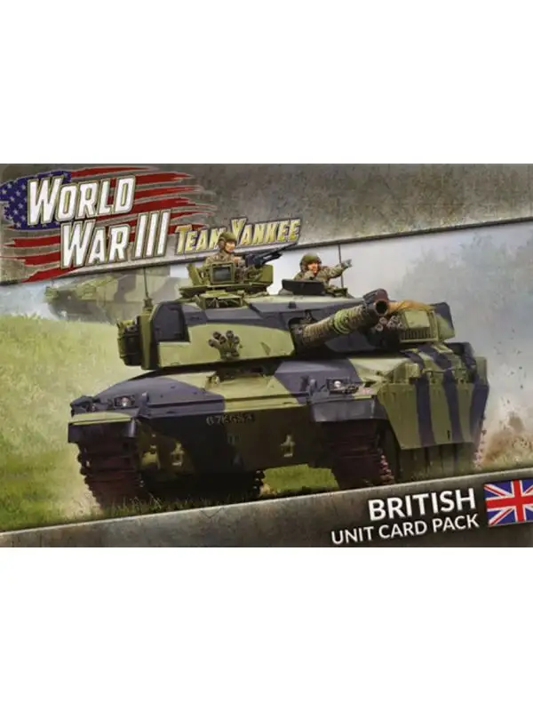 Team Yankee WW302U British Unit Card Pack (39 Cards)