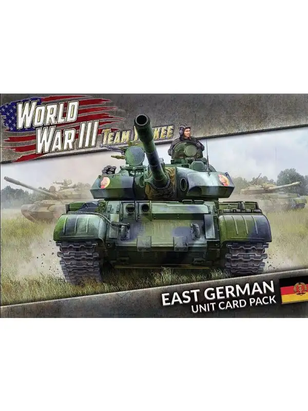 Team Yankee WW306E World War III: East German Unit Cards (34 Cards)