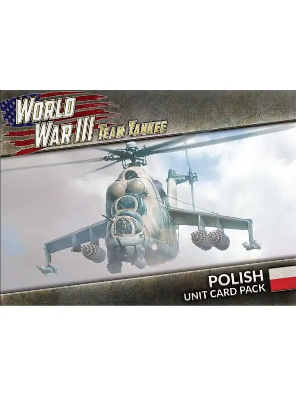 Team Yankee WW306P World War III: Polish Unit Cards (31 Cards)