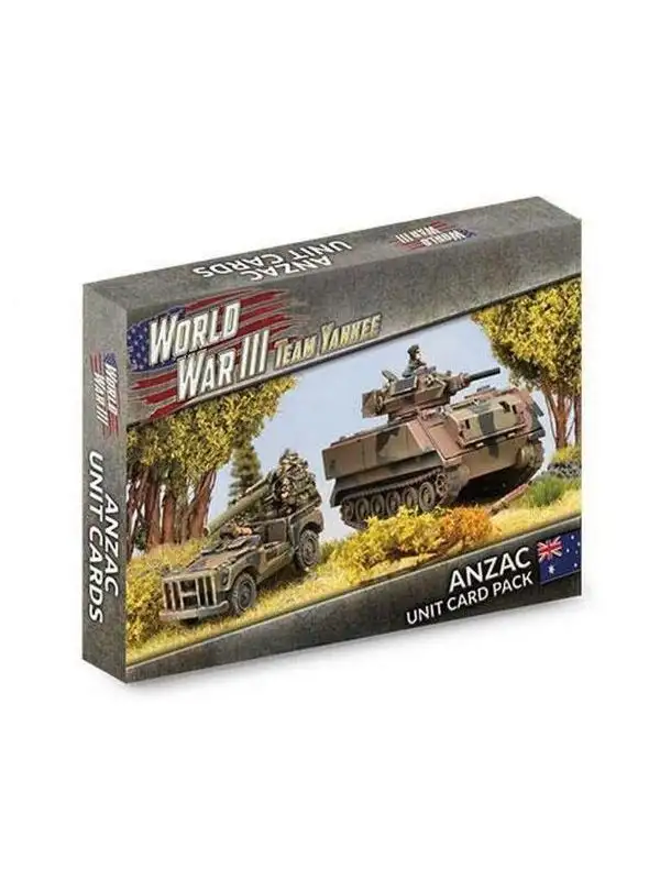 Team Yankee WW3-09A ANZAC Unit Card Pack (29 Cards)