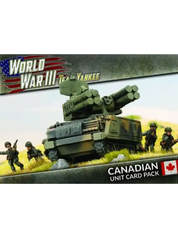 Team Yankee WW309C Canadian Unit Card Pack (34 Cards)