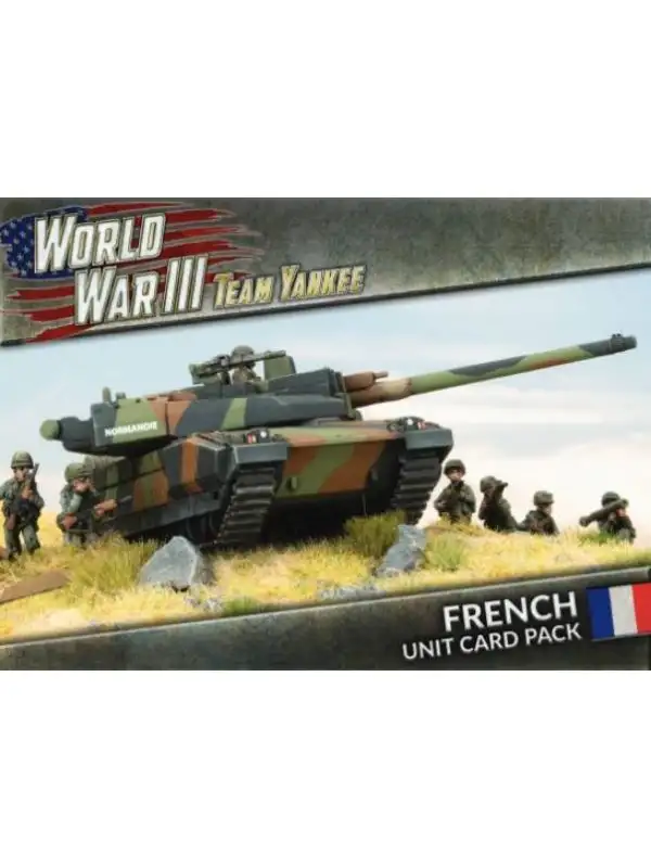 Team Yankee WW309F French Unit Card Pack (33 Cards)