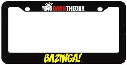 The Big Bang Theory BAZINGA! License Plate Frame