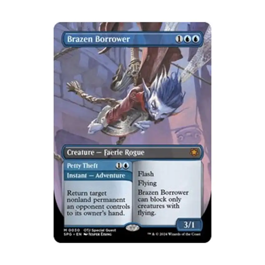 Brazen Borrower (Borderless) (MR) (Foil)