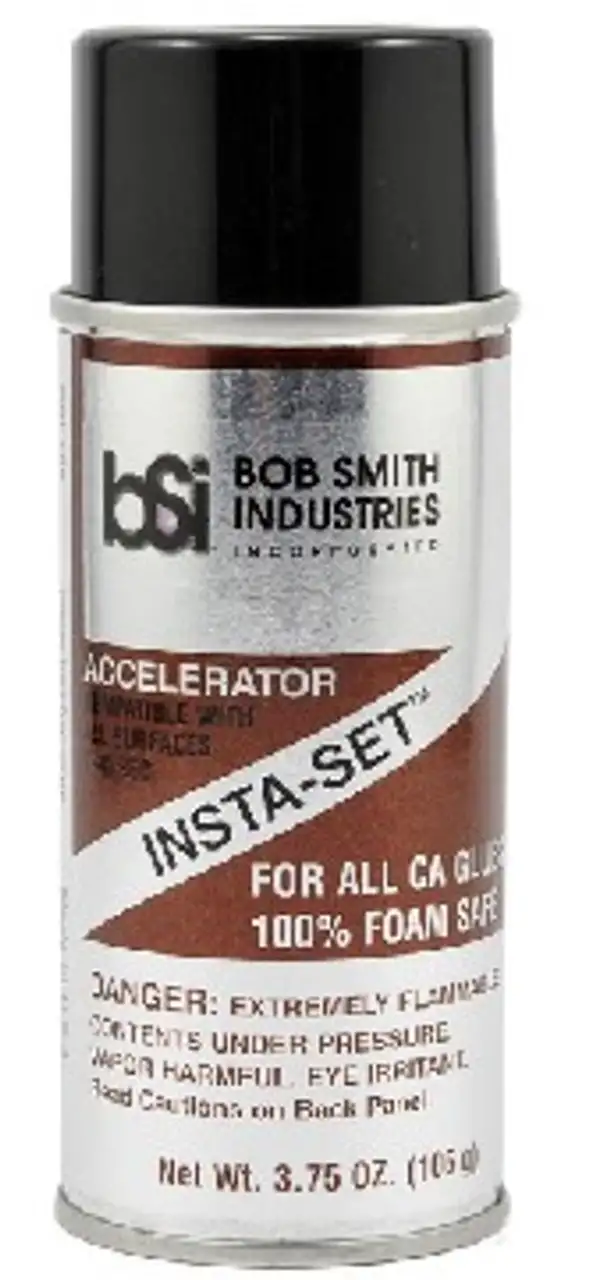 Insta-Set CA Glue Accelerator Aerosol Spray 5.9oz Bob Smith Ind.