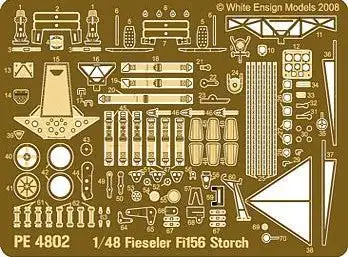 White Ensign Models 4802 1/48 Fi156 Storch Detail Set for TAM (D)