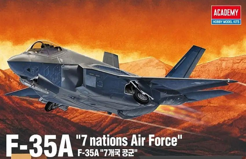 Academy 12561 1/72 F35A Seven Nations Air Force Aircraft
