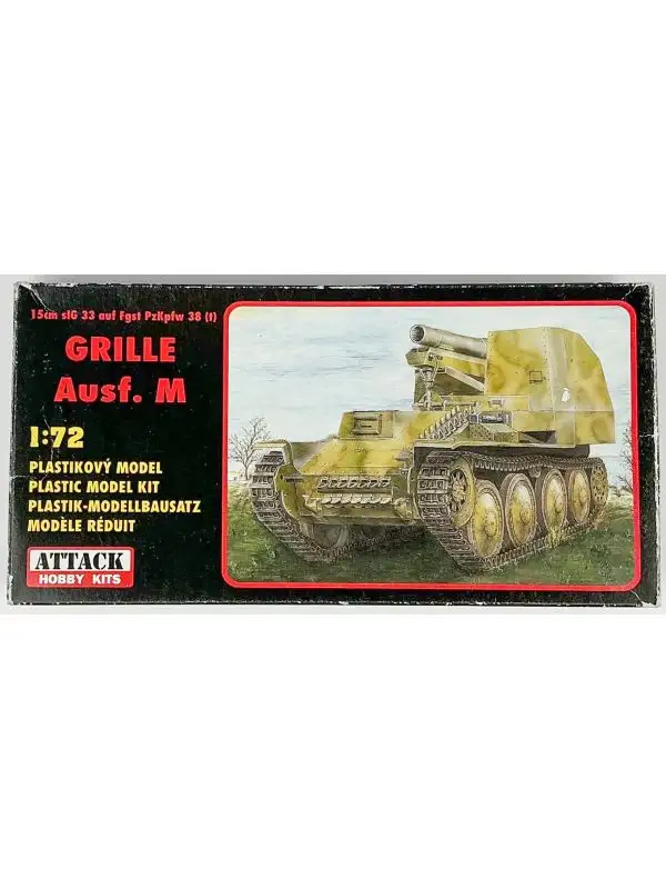 Attack Hobby Kits 72814 Grille Ausf. M 1/72 Scale Plastic Model Kit Open Box