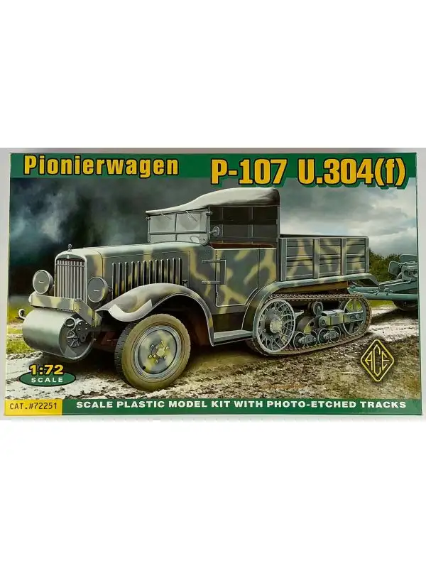 Ace 72251 Pionierwagen Unic P-107 U.304(f) 1/72 Scale Plastic Model Kit
