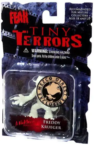 Nightmare on Elm Street Cinema of Fear Tiny Terrors Series 1 Freddy Krueger Exclusive Mini Figure [Glow-in-the-Dark]